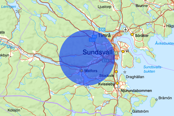 Selångers distrikt 01 juli 12.28, Trafikolycka, Sundsvall