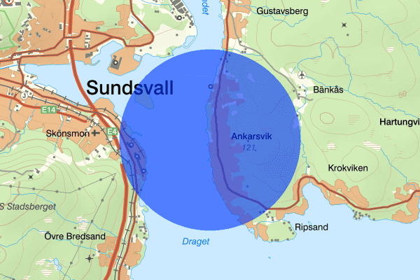 Ankarsvik 02 juli 19.37, Trafikolycka, Sundsvall