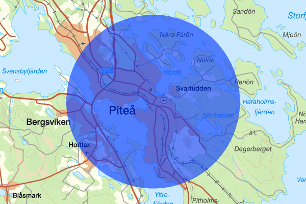 Piteå 03 juli 00.00, Sammanfattning natt, Norrbottens län