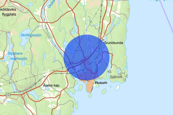 Husbyn 03 juli 13.40, Trafikolycka, vilt, Örnsköldsvik