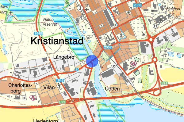 Långebrogatan 03 juli 16.43, Trafikolycka, Kristianstad