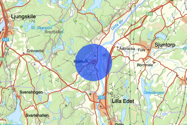 Hjärtum 03 juli 19.03, Trafikolycka, personskada, Lilla edet