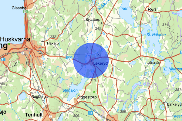 Lekeryd 04 juli 10.45, Trafikolycka, Jönköping