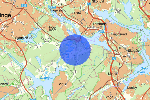 Ågesta 06 juli 17.12, Brand, Huddinge