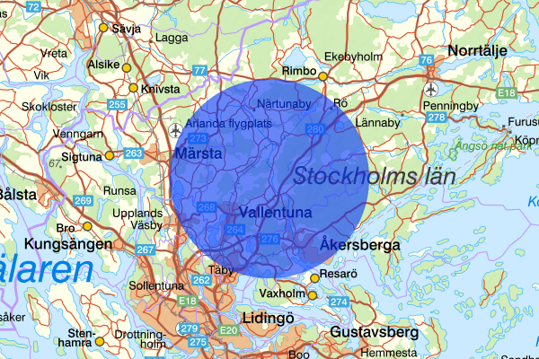  06 juli 17.13, Trafikolycka, personskada, Vallentuna