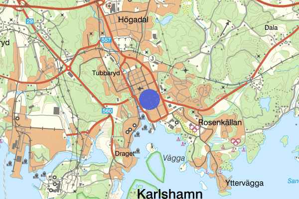 Ronnebygatan 07 juli 02.19, Skadegörelse, Karlshamn