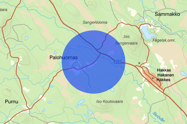 Mukkavaara 08 juli 11.45, Trafikolycka, personskada, Gällivare