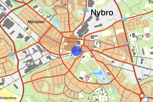 Stora Nygatan 09 juli 19.51, Bråk, Nybro