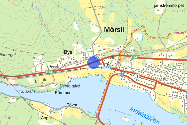 Mörsil E14 Brinkeboda 12 juli 07.22, Trafikolycka, vilt, Åre