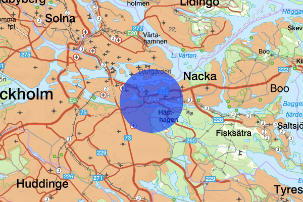 Sickla 12 juli 18.17, Misshandel, Nacka