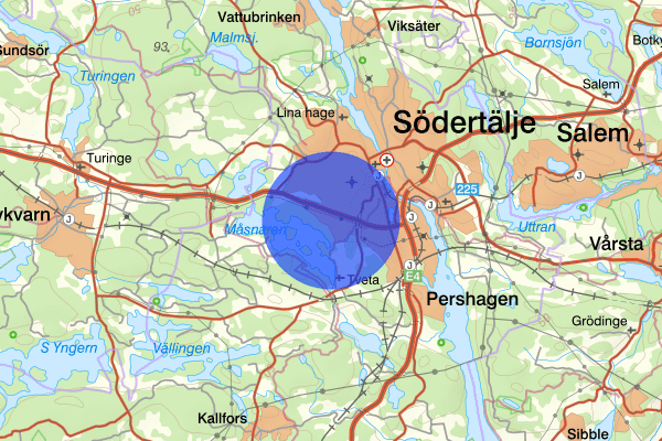 Hovsjö 13 juli 14.22, Rån, Södertälje