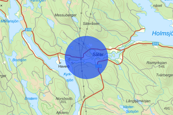 Säter 14 juli 10.10, Trafikolycka, vilt, Ånge