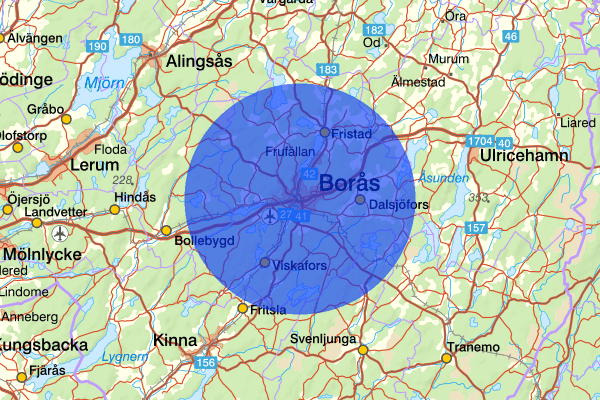 Borås 15 juli 18.19, Räddningsinsats, Borås