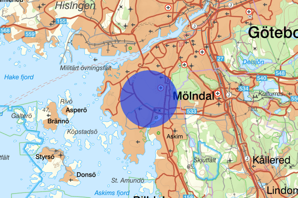 Västra Frölunda 15 juli 18.11, Skadegörelse, Göteborg