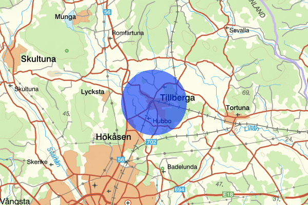 Tillberga 16 juli 14.45, Trafikolycka, personskada, Västerås