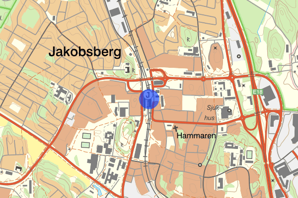 Jakobsberg 17 juli 23.23, Skottlossning, Järfälla