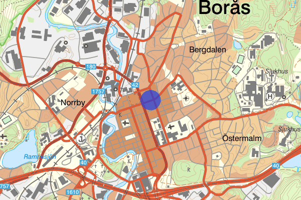 Engelbrektsgatan 18 juli 11.03, Farligt föremål, misstänkt, Borås