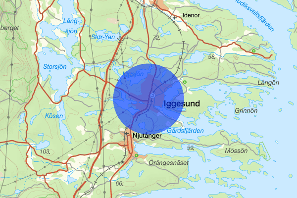 Iggesund 19 juli 06.46, Rattfylleri, Hudiksvall