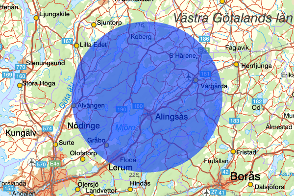  19 juli 17.21, Räddningsinsats, Alingsås