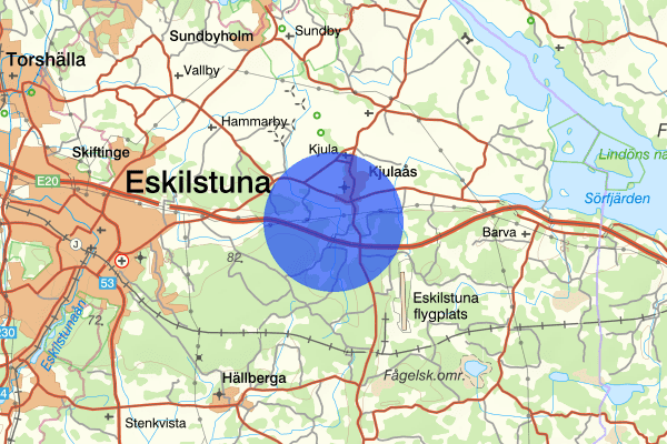 Årby 23 juli 21.20, Vapenlagen, Eskilstuna