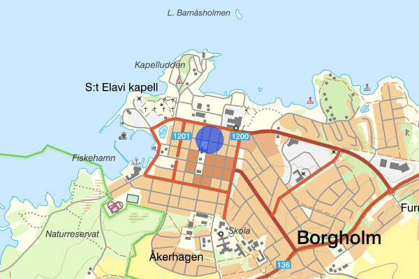 Östra Kyrkogatan 23 juli 23.06, Misshandel, Borgholm