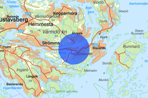 Hässelmara 24 juli 11.56, Trafikolycka, personskada, Värmdö