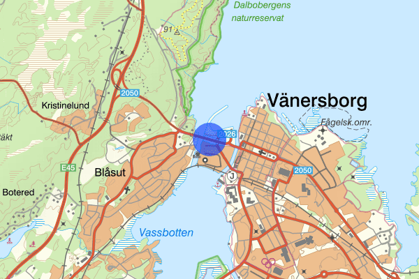 Dalbobron 24 juli 09.33, Räddningsinsats, Vänersborg