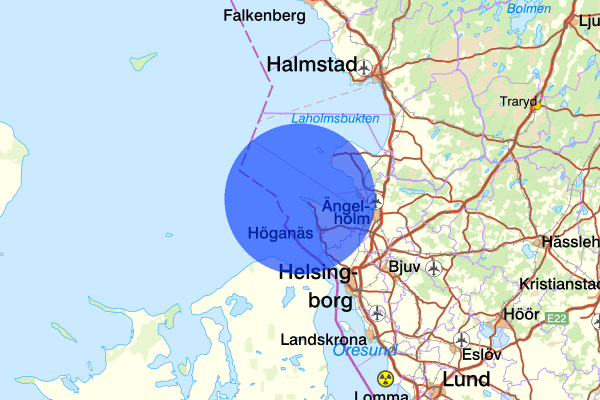  24 juli 22.01, Mord/dråp, försök, Höganäs