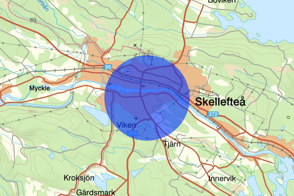 Anderstorp 25 juli 10.01, Arbetsplatsolycka, Skellefteå