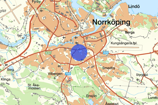 Söderstaden 25 juli 20.09, Misshandel, Norrköping