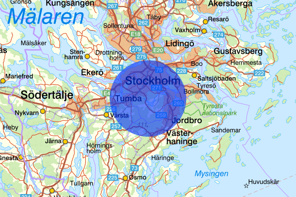  26 juli 11.38, Trafikolycka, personskada, Huddinge