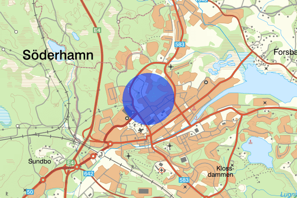 Tallvägen 26 juli 19.19, Trafikolycka, personskada, Söderhamn