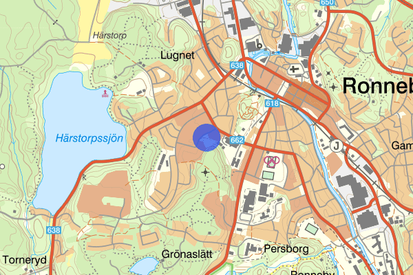 Volontärbacken 28 juli 22.46, Trafikolycka, Ronneby