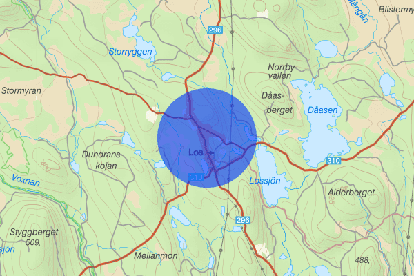 Los 29 juli 14.16, Trafikolycka, personskada, Ljusdal