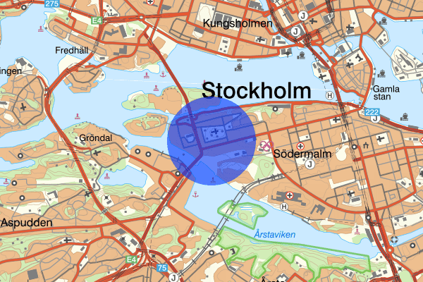 Hornstull 29 juli 22.56, Våldtäkt, Stockholm