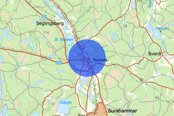 Ramnäs 30 juli 17.57, Trafikolycka, Surahammar