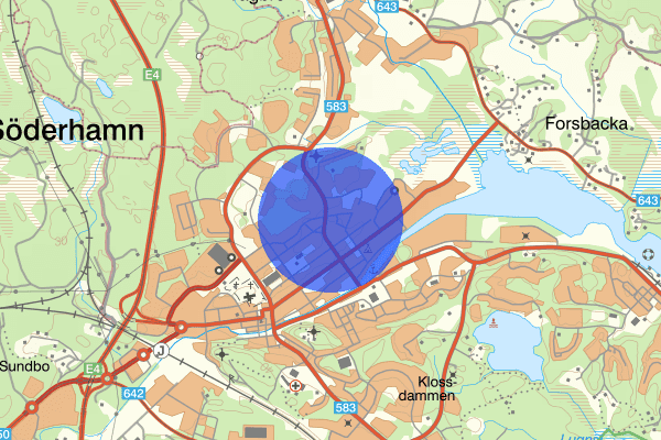 Norralagatan 31 juli 02.40, Skadegörelse, Söderhamn