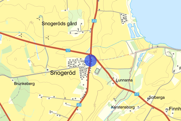 Snogerödsvägen 31 juli 10.33, Trafikolycka, Höör