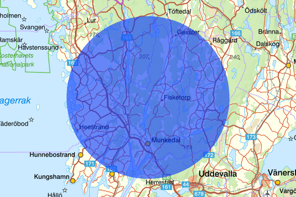  31 juli 11.50, Trafikolycka, singel, Munkedal