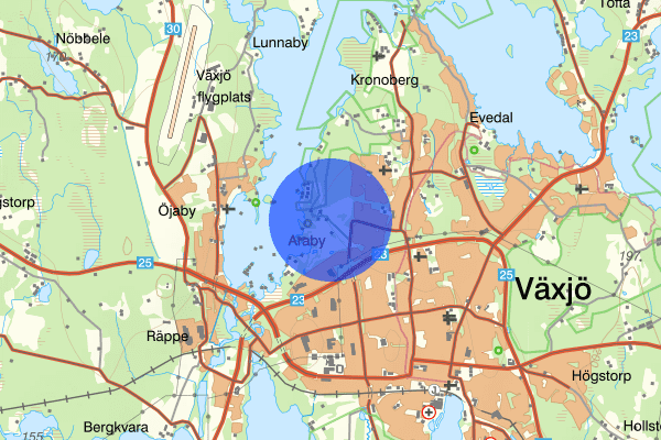 Araby 02 augusti 20.50, Brand, Växjö