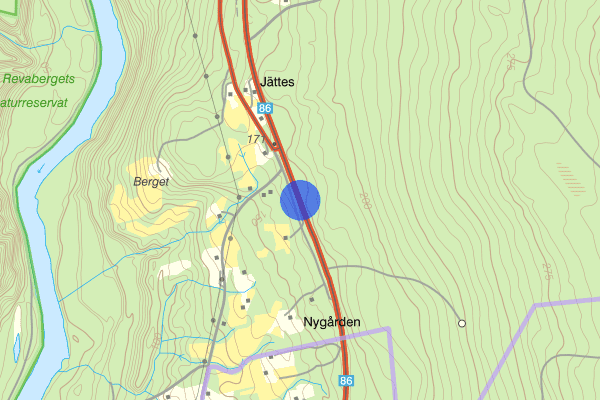 Länsgränsen Jämtland-Västernorrland 03 augusti 08.45, Sammanfattning natt, Jämtlands län