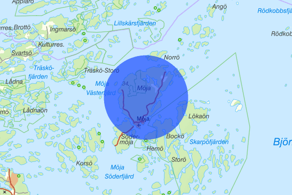 Möja 03 augusti 15.00, Trafikbrott, Värmdö