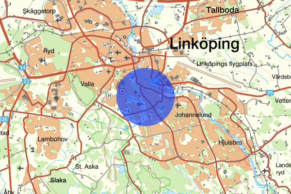 Majelden 05 augusti 23.52, Detonation, Linköping