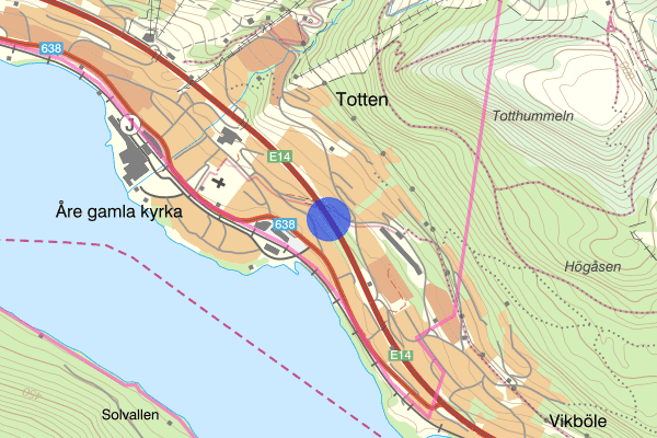 Kurortsvägen/E14 06 augusti 07.24, Trafikolycka, vilt, Åre