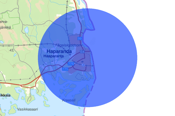 Haparanda 07 augusti 06.55, Sammanfattning natt, Norrbottens län