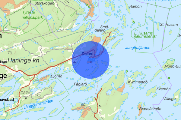 Dalarö 06 augusti 07.58, Olaga hot, Haninge