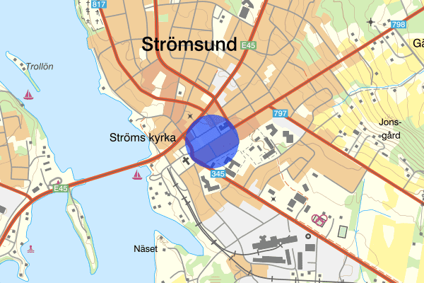 Storgatan 07 augusti 11.19, Trafikkontroll, Strömsund