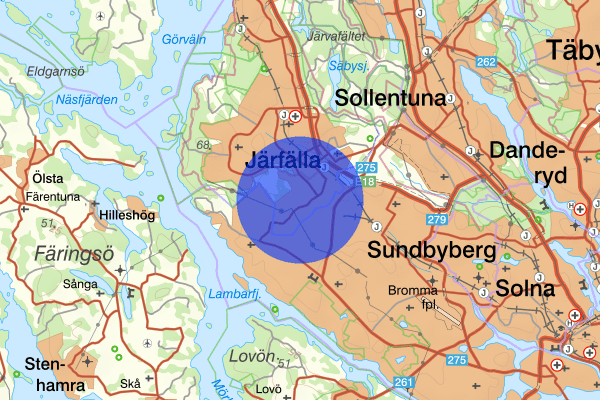 Skälby 07 augusti 19.08, Kontroll person/fordon, Järfälla