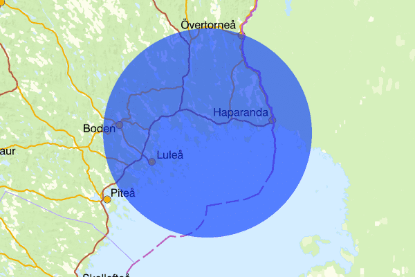  09 augusti 06.40, Sammanfattning natt, Norrbottens län