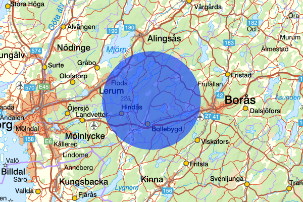  11 augusti 18.48, Trafikolycka, personskada, Bollebygd